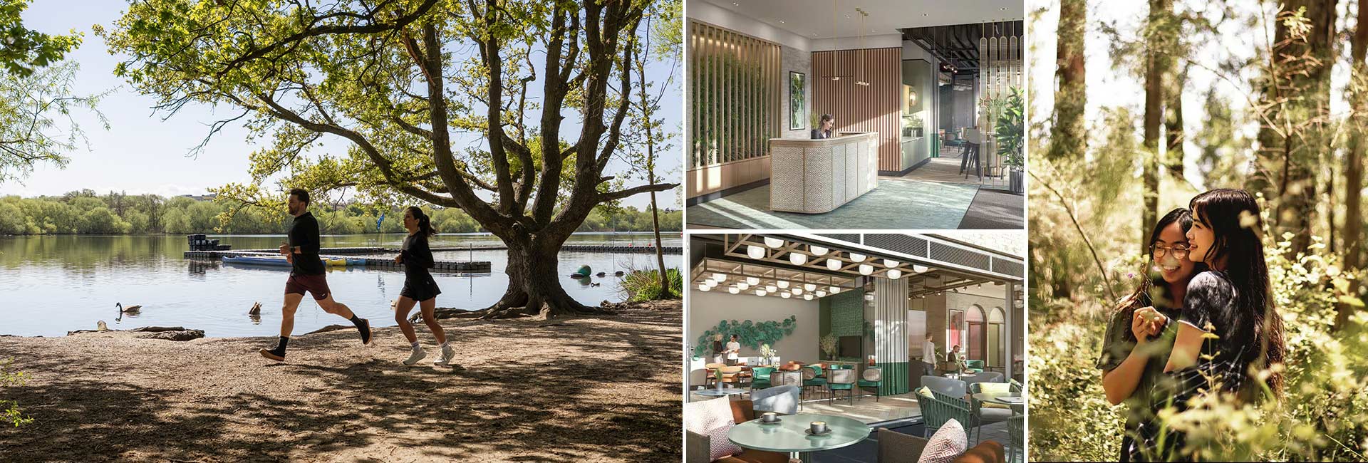 A montage of images from The Silk Club at Silkstream