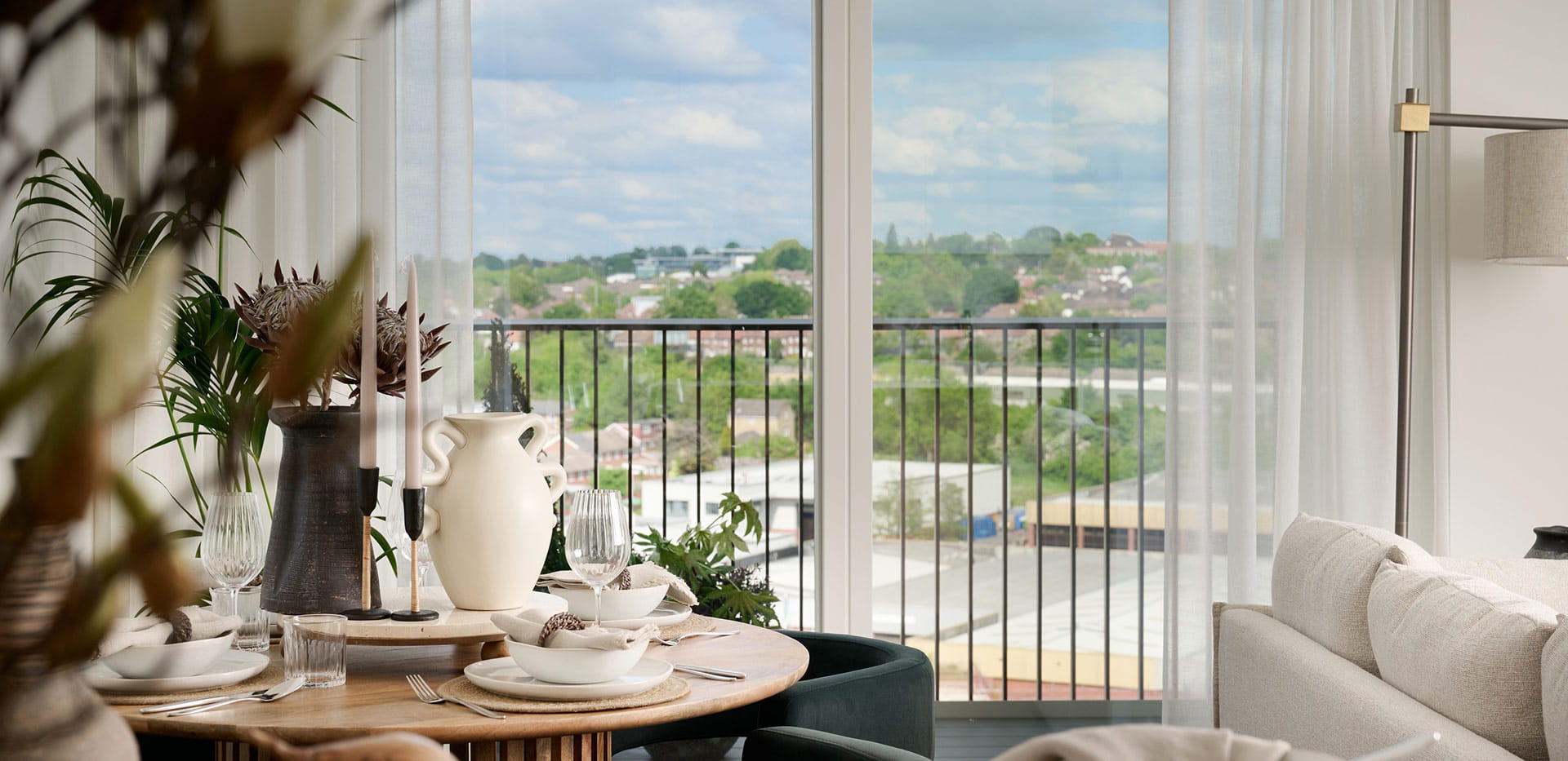 An interior dining area image within a Silkstream showhome