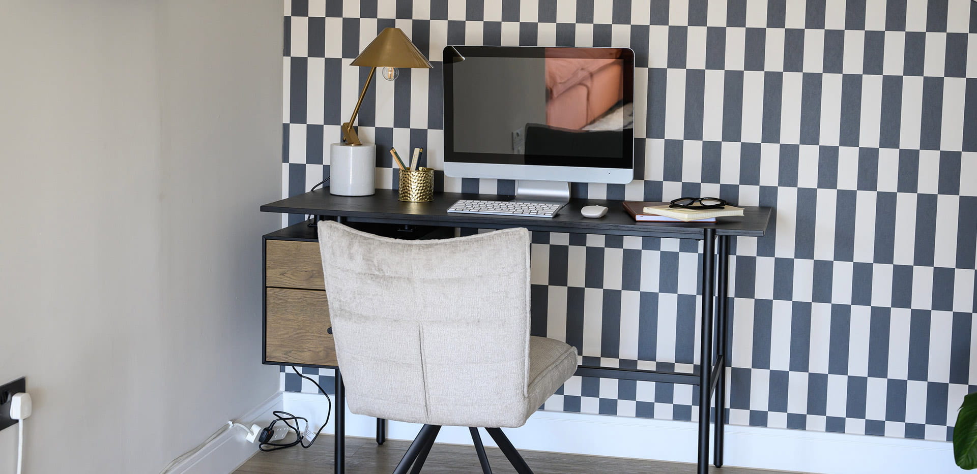 Interior study image at the 3 Bedroom Duplex showhome at Snow Hill Wharf