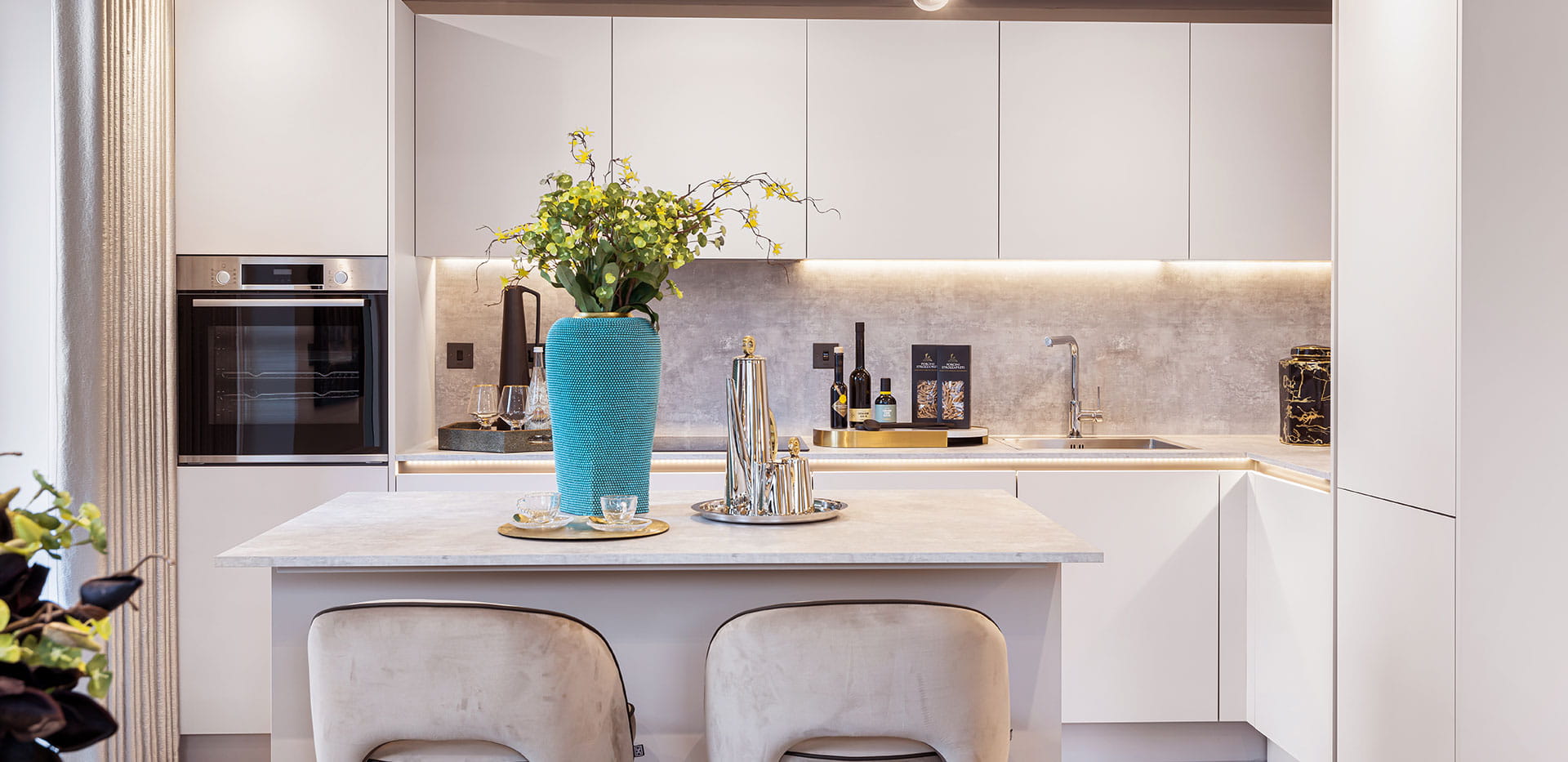 Interior image of kitchen