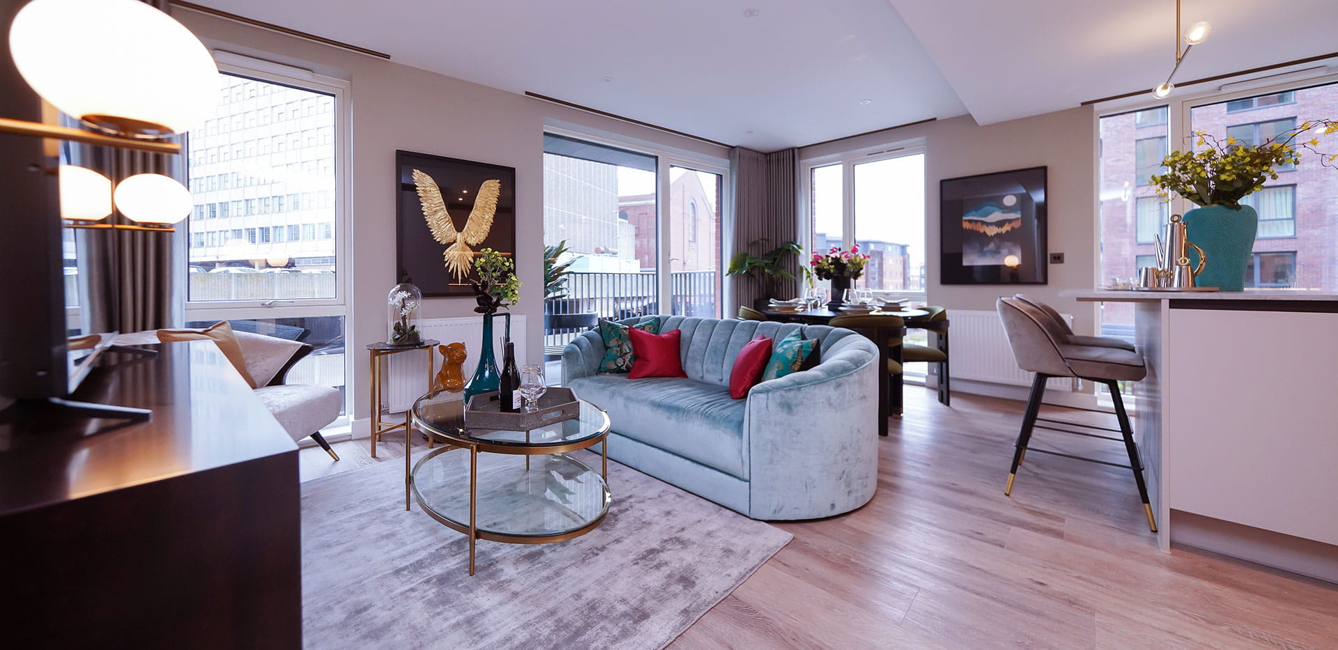 Interior image of living area