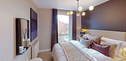 Interior image of bedroom at Snow Hill Wharf