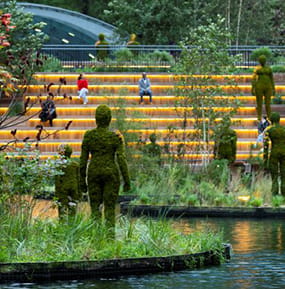 Eden Dock at Canary Wharf