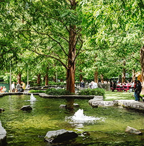 Jubilee Park at Canary Wharf