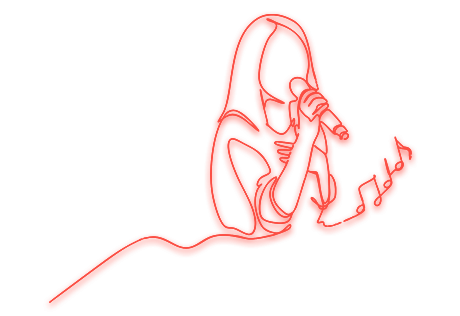 An icon of karaoke with the South Quay Plaza branding