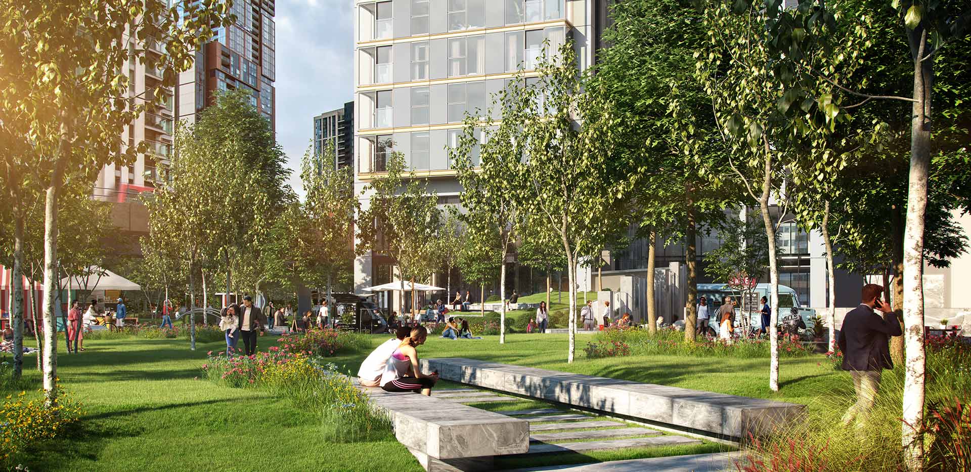 An Exterior Image of South Quay Plaza