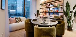 An interior Dining / Living Image at South Quay Plaza (Infinity Suite - The Lounge)