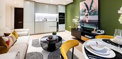 An interior Kitchen / Dining / Living Image at South Quay Plaza (Infinity Suite - Two Bedrooms)