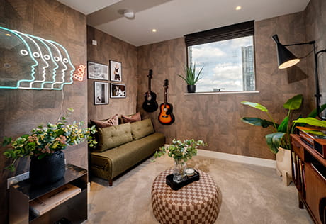 South Quay Plaza, showhome, spacious living with beautifully designed interior