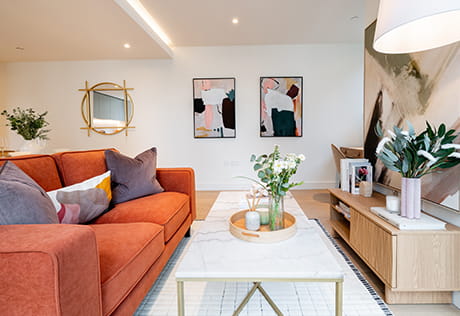 South Quay Plaza, showhome, spacious living with beautifully designed interior