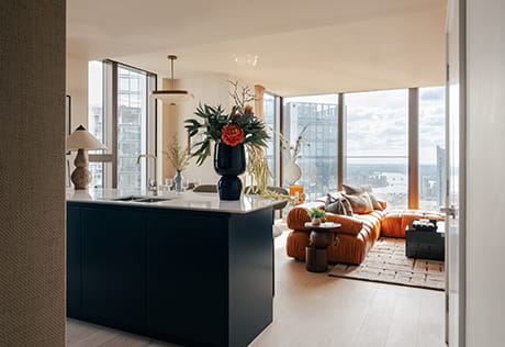 South Quay Plaza, showhome, spacious living with beautifully designed interior