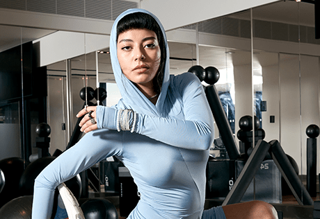 An image of a women at the gym