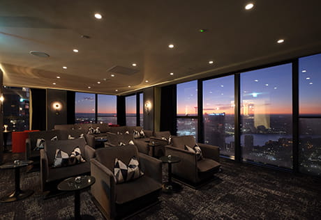 South Quay Plaza 56th floor screening