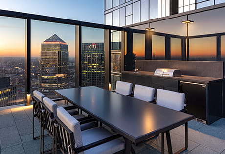 South Quay Plaza 56th floor terrace