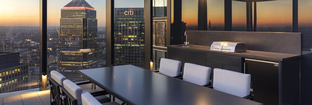 Exterior Balcony image at South Quay Plaza