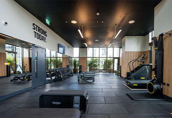 Gym at South Quay Plaza