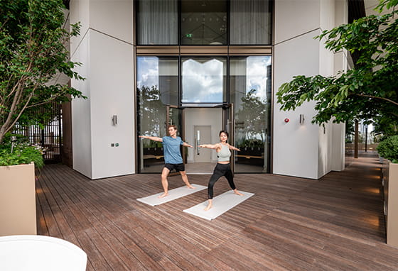Yoga Terrace image at South Quay Plaza