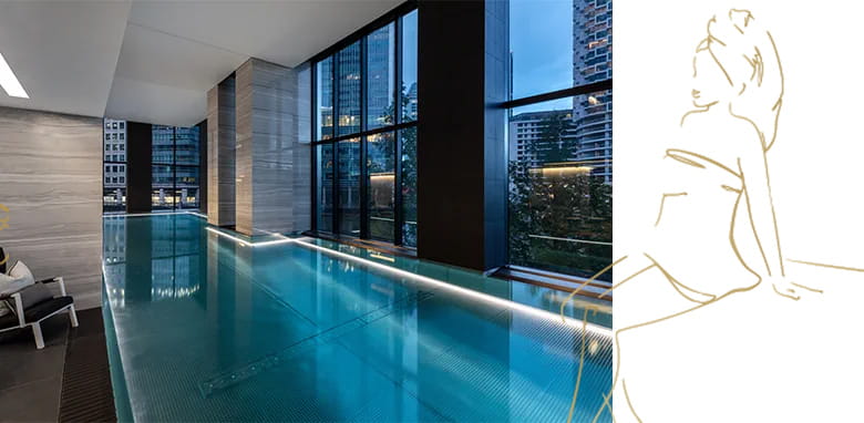 An image of the Swimming Pool at The Quay Club