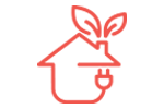Energy efficient homes icon