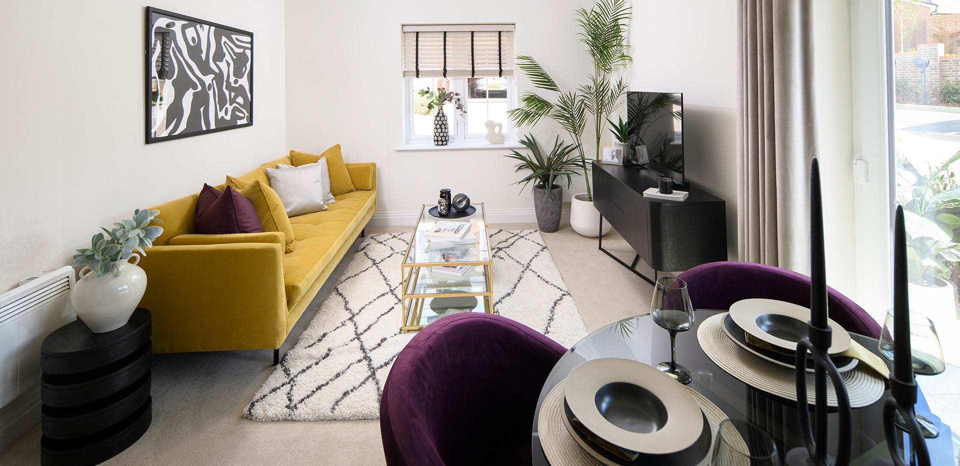 Spring Hill - 1 Bedroom Show Apartment spacious living and dining