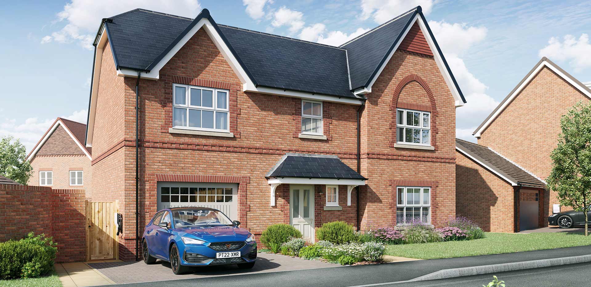 An exterior CGI of Spring Hill