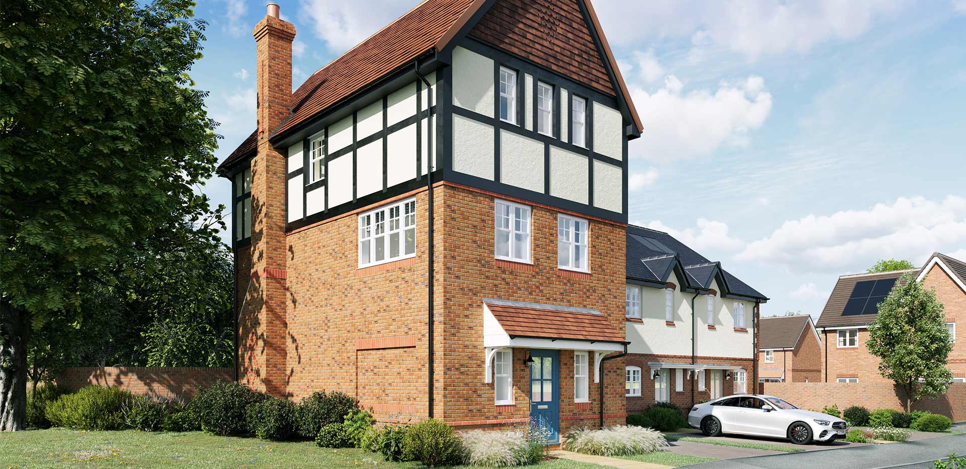 An exterior CGI of Spring Hill