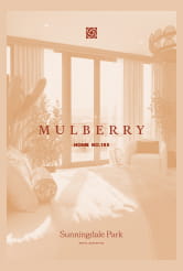 Front cover illustration of the Sunningdale Park Mulberry Home #190 Brochure