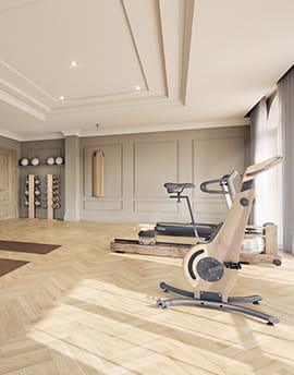 An image of the gym at Sunningdale Park