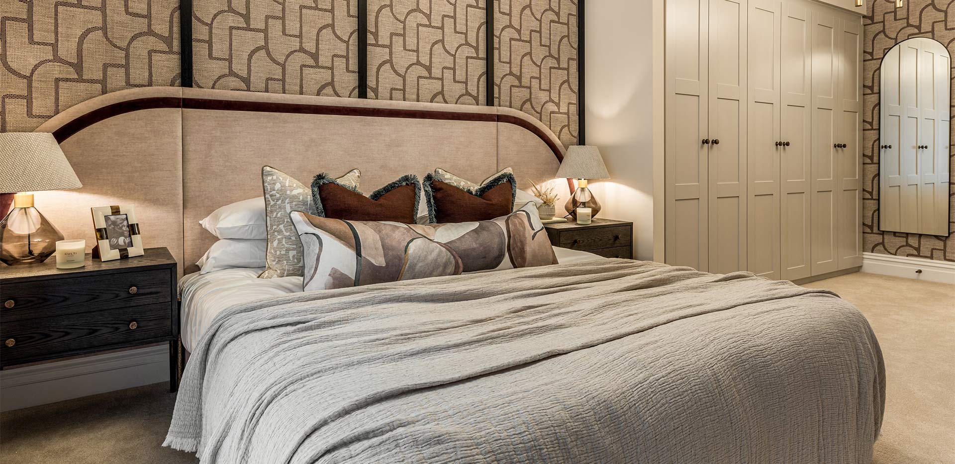 A image of a Bedroom with a Wardrobe at the 3 Bed Showhome at Sunningdale Park