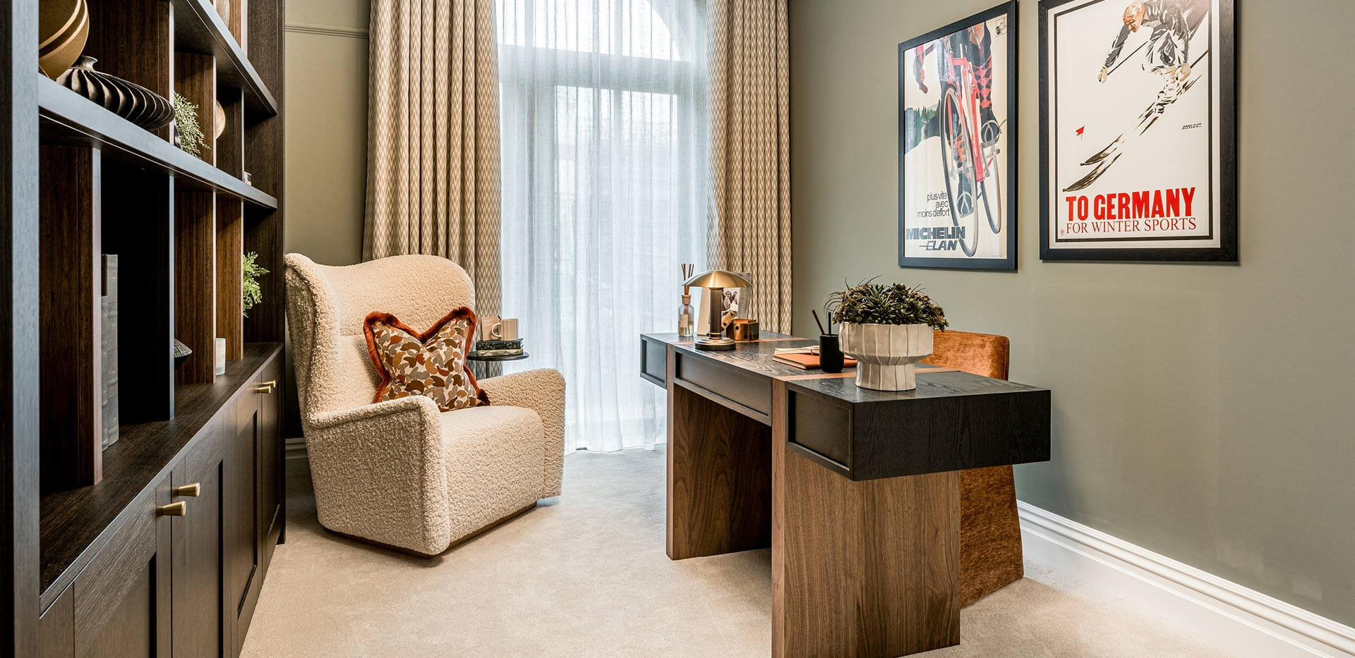 A image of the Study at the 3 Bed Showhome at Sunningdale Park