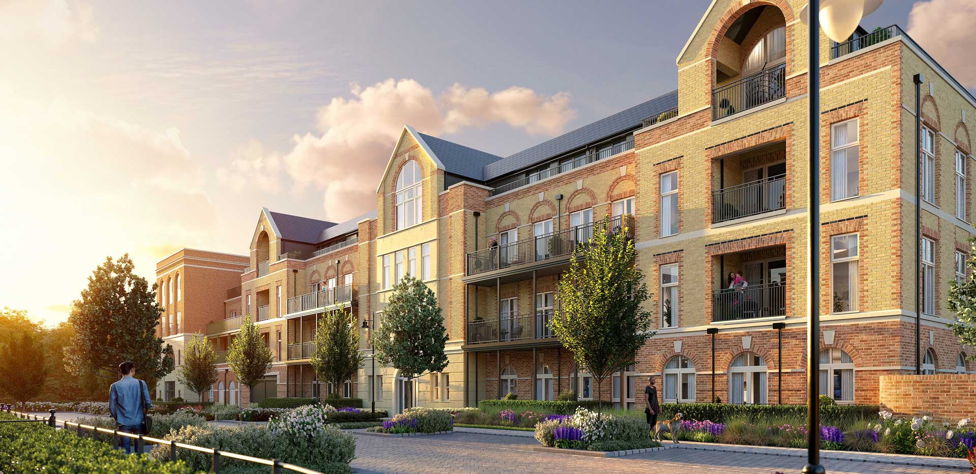 CGI of The Penthouse Collection Building facade