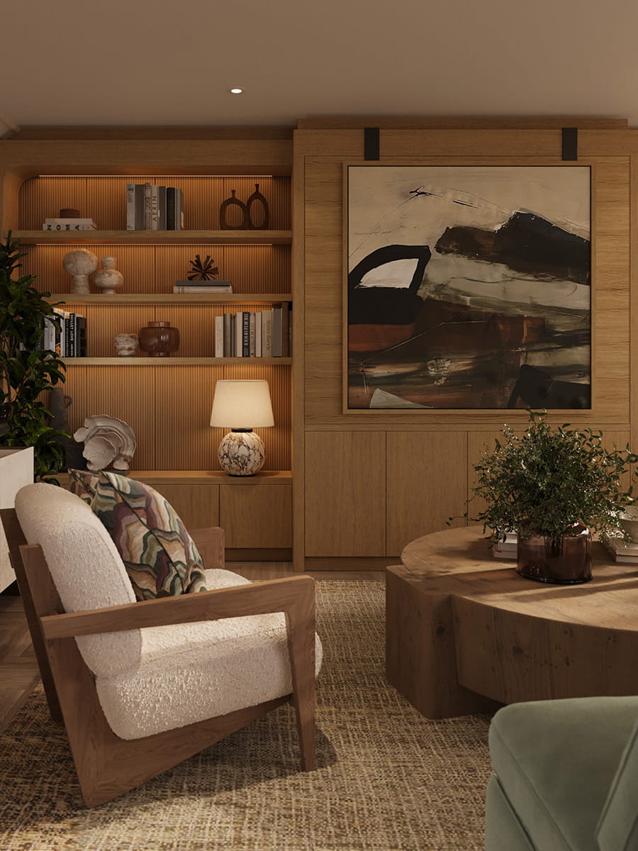 An interior Living image at the Larch Court Penthouse