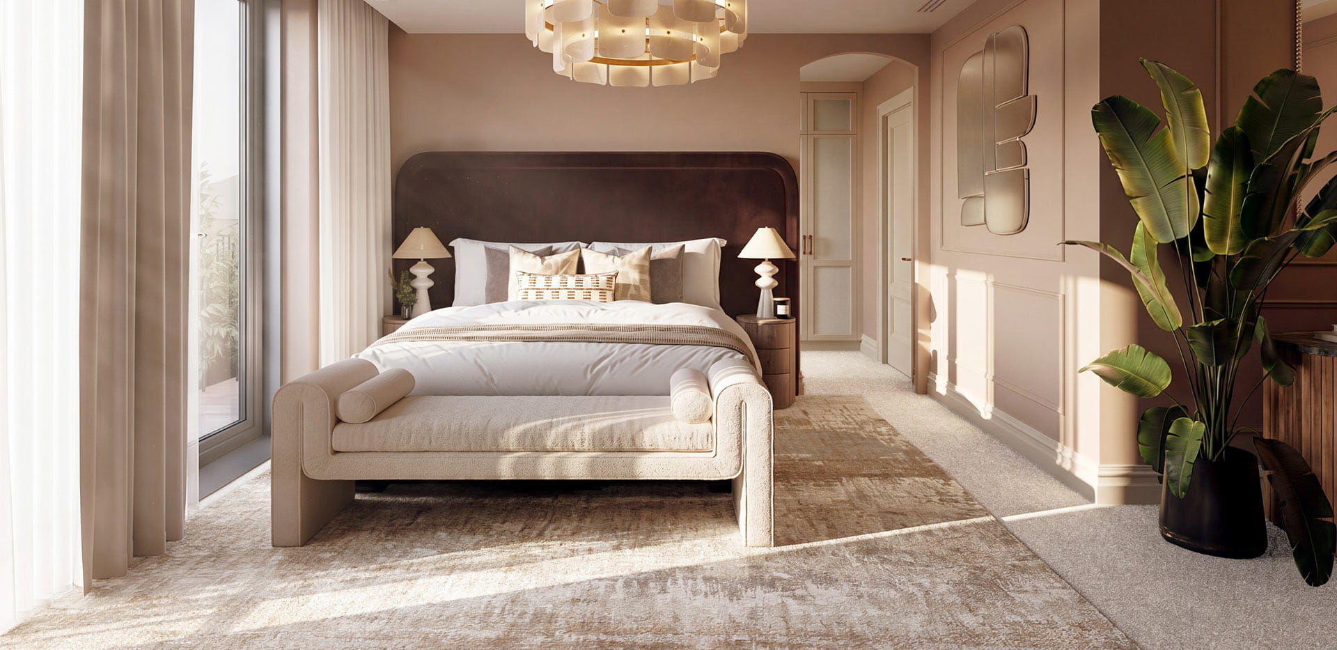 Sunningdale Park, Penthouse, luxury bedroom