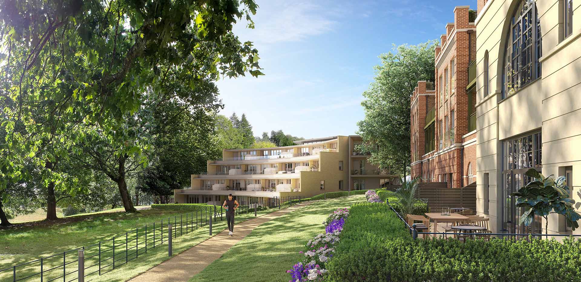Sunningdale Park, Larch Court beautifully designed apartments amongst green space