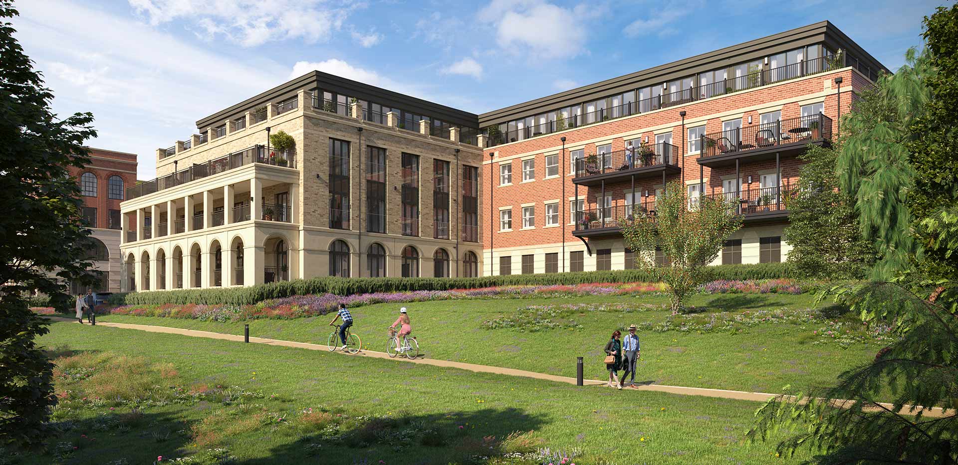 Sunningdale Park, Steuart Library, Exterior CGI
