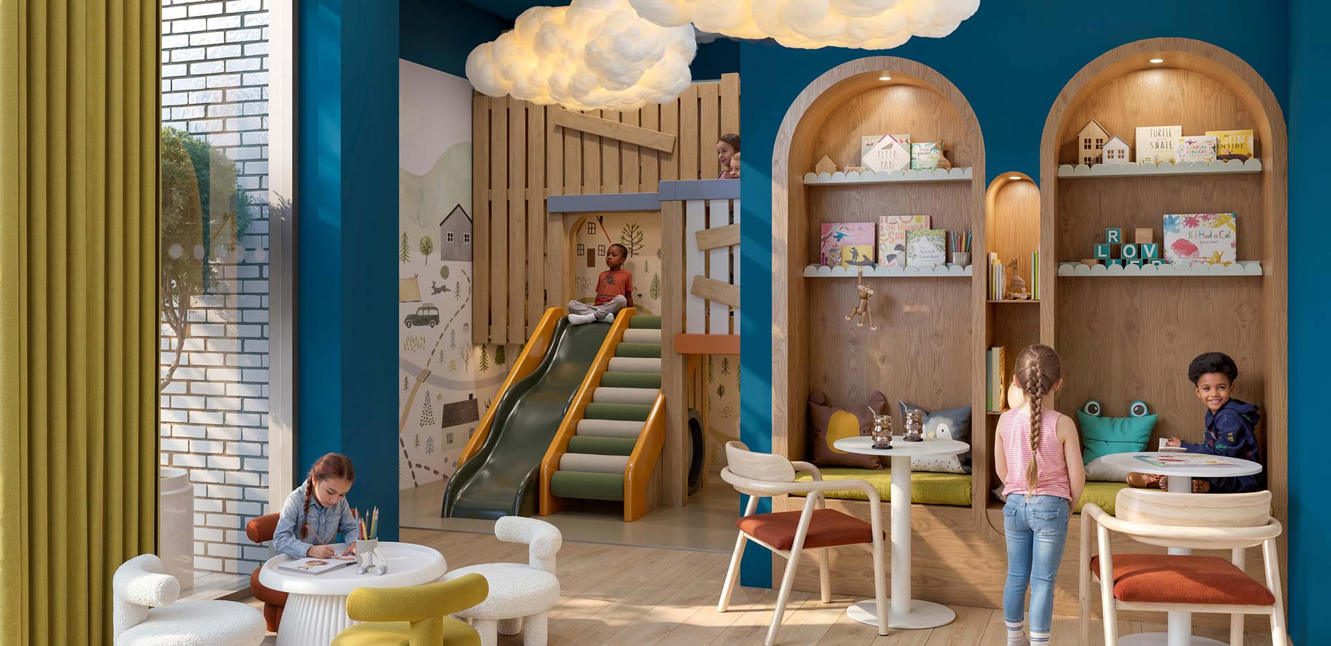 An image of a play area at Sutton Garden Square