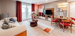 The Eight Gardens, Union Court, 2 Bedroom, Interior, Living / Dining