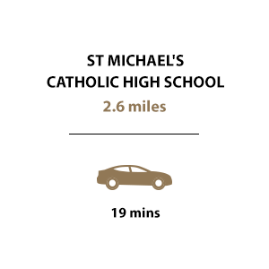 The Eight Gardens, Travel Timeline, St Michael's Catholic High School