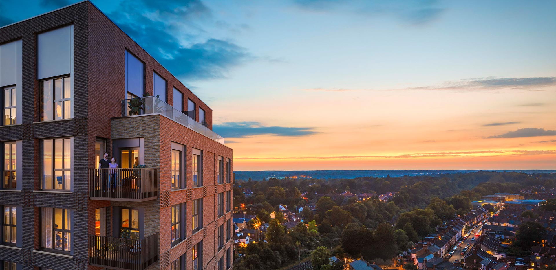 An exterior image of Dart House looking over Watford