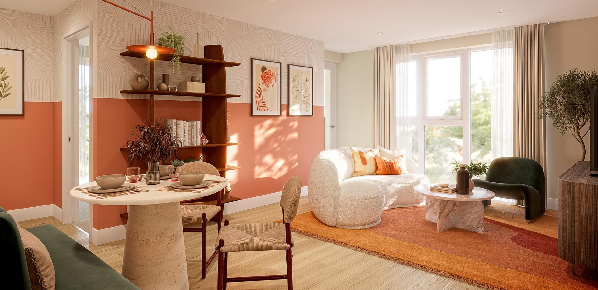 The Exchange - Dart House spacious, light and airy living space