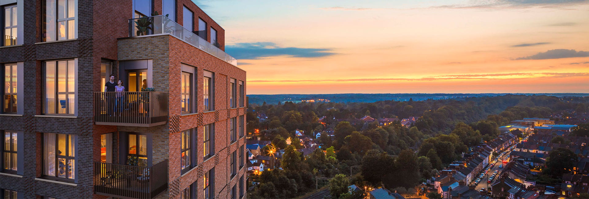 High angle image at The Exchange