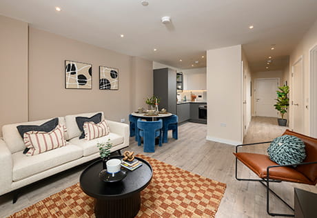 An interior Living / Dining / Kitchen image at The Exchange Watford