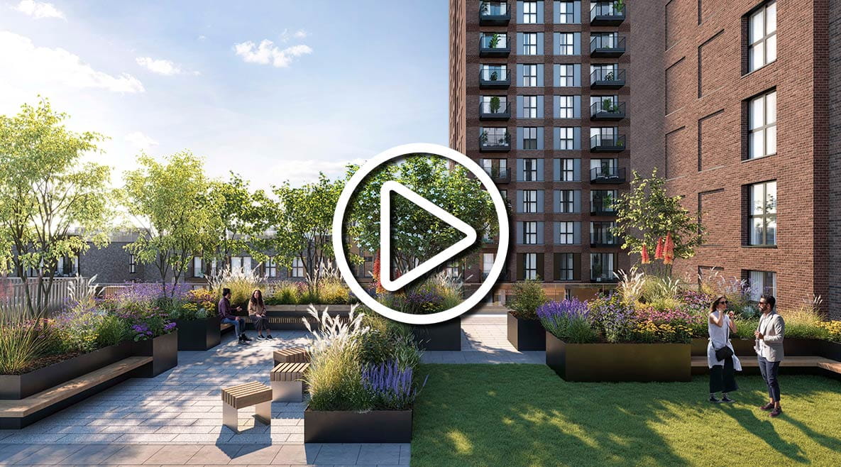 An exterior CGI of The Exchange Watford