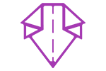 An icon of folded paper