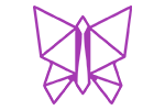 An icon of a butterfly