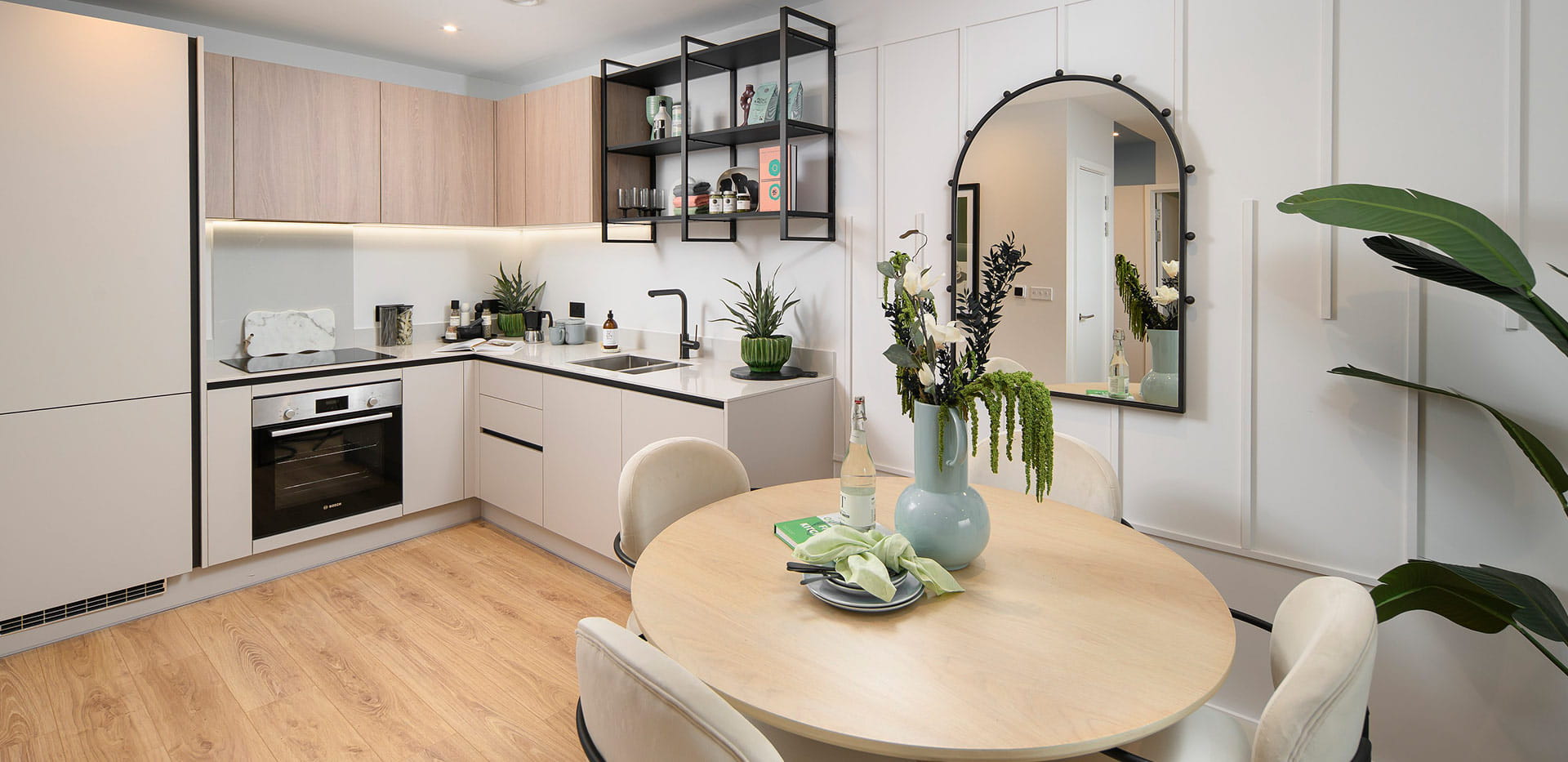 The Exchange - Dart House showhome dining and kitchen