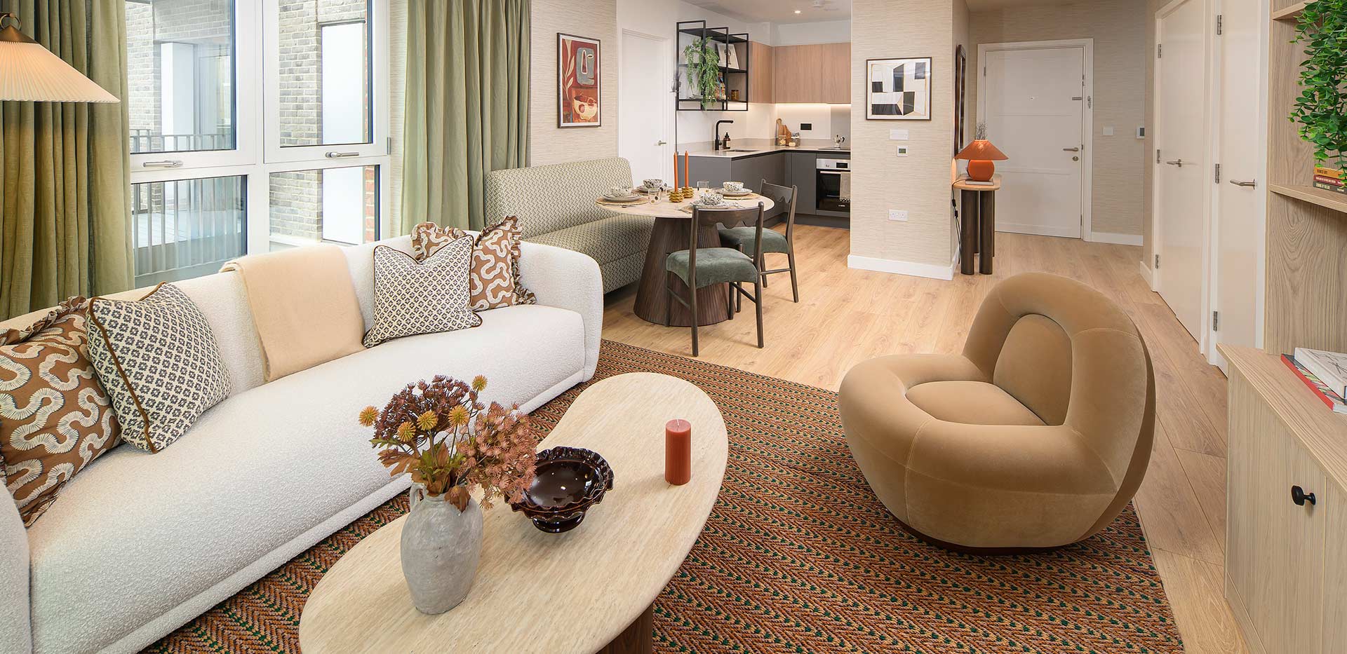 The Exchange - Dart House showhome living space