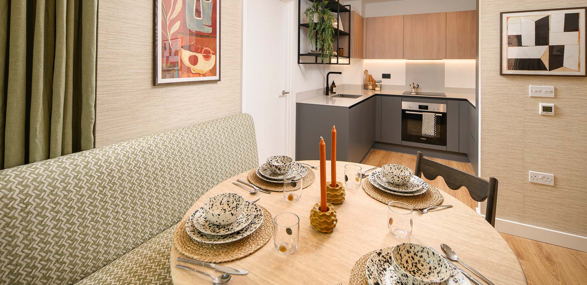 The Exchange - Dart House showhome dining and kitchen