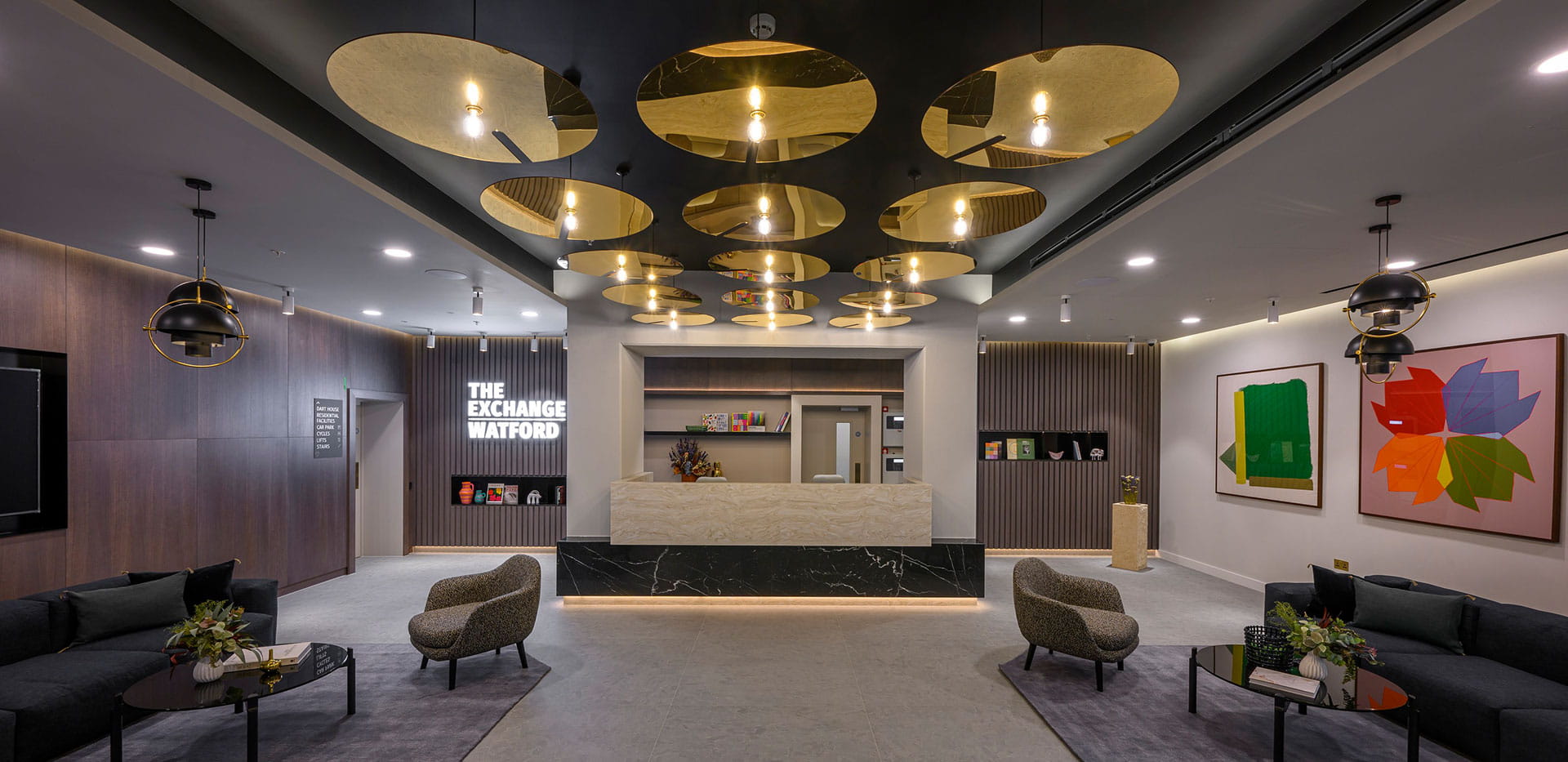 An image of the concierge at The Exchange Watford