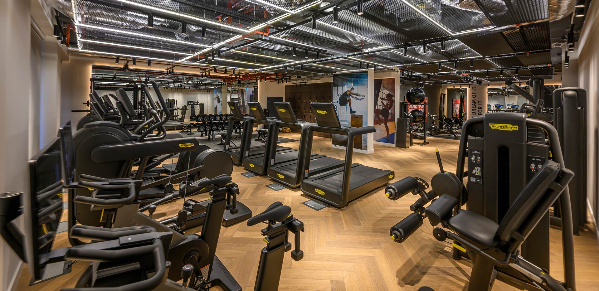 An image of the gym at The Exchange Watford